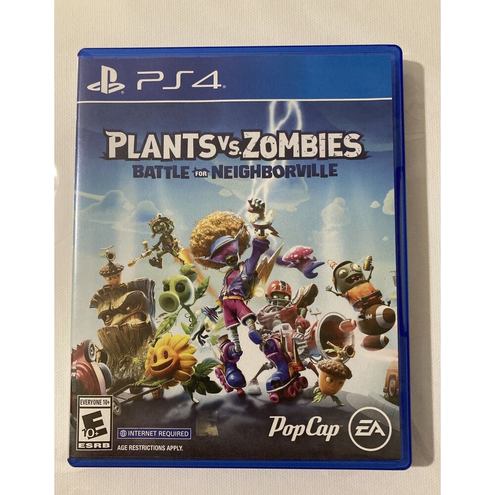 Plants vs. Zombies: Battle for Neighborville (PS4, 2019) Complete w/ Comic Code